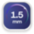 pantalla led de 1.5 mm
