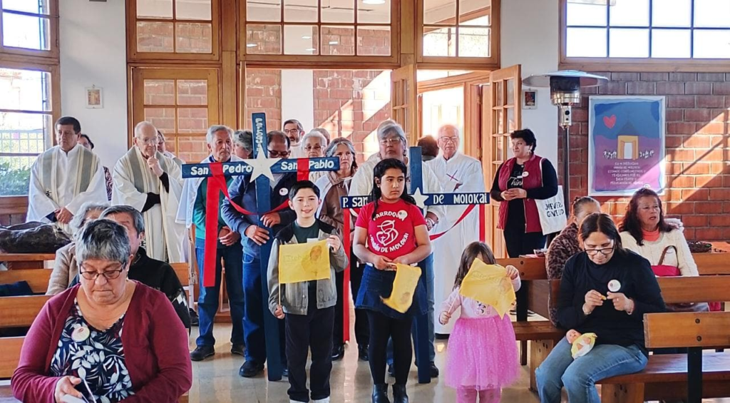 Padre Esteban animó la fiesta de su cumpleaños 112