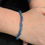 Miniature : Bracelet grain Cyanite bleue