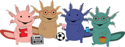 BTA Axolotls celebrating