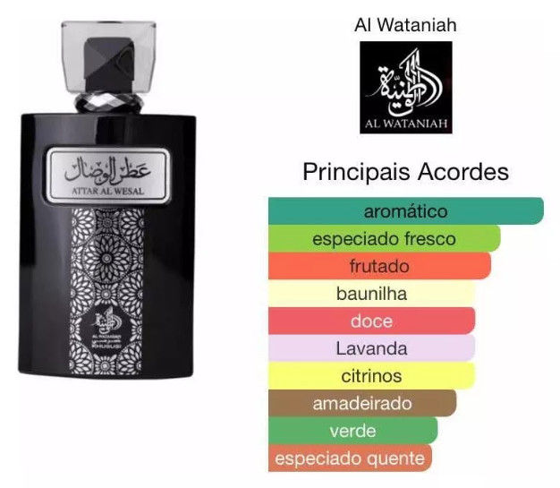 Miniatura: Arabe Masculino Attar Al Wesal 100ml AL WATANIAH