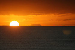 View of Oahu at Sunrise