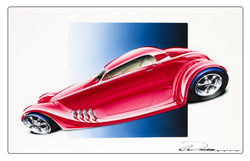 Contemporary Hot Rod Roadster