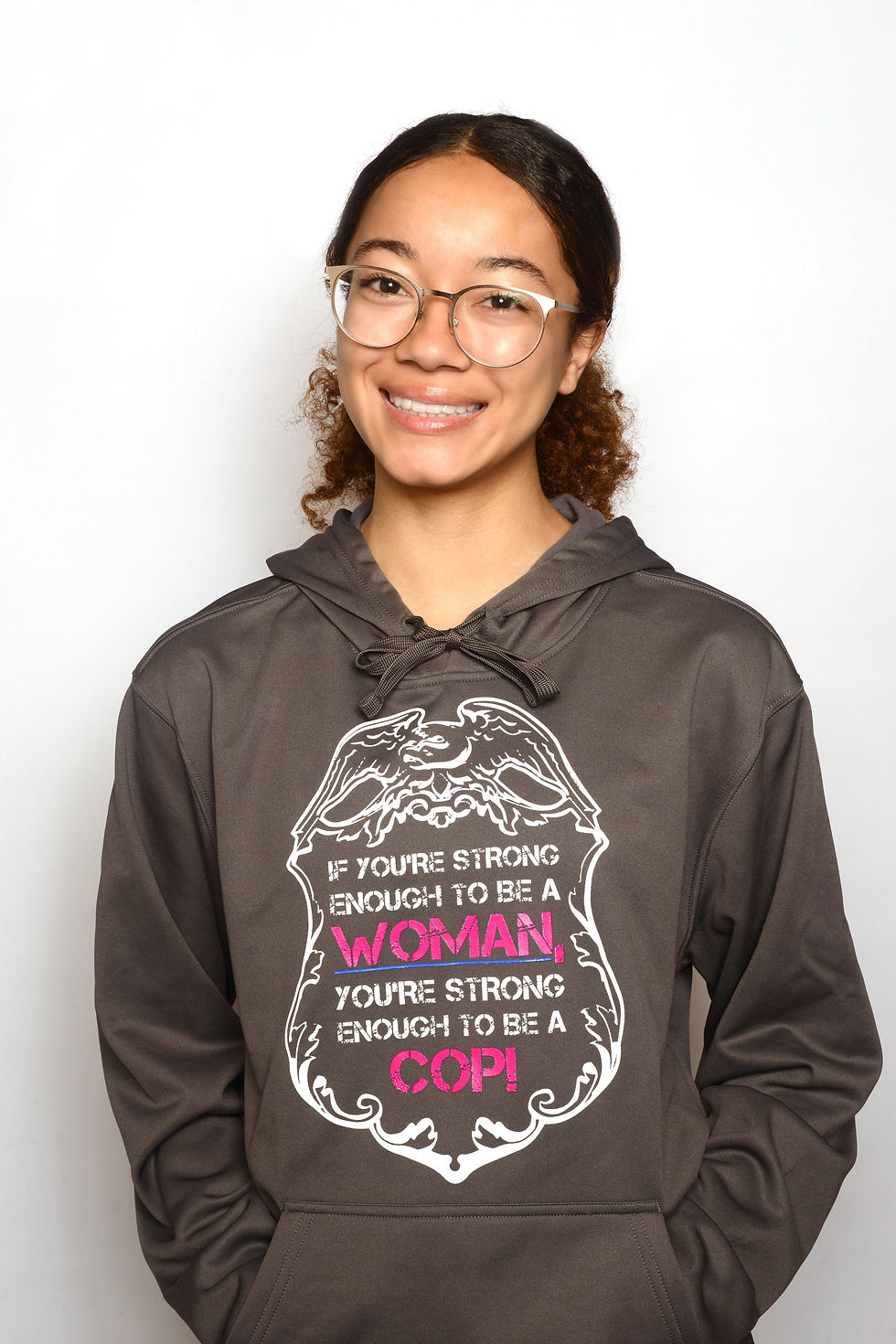 Thumbnail: Grey Performance Hooded Sweatshirt