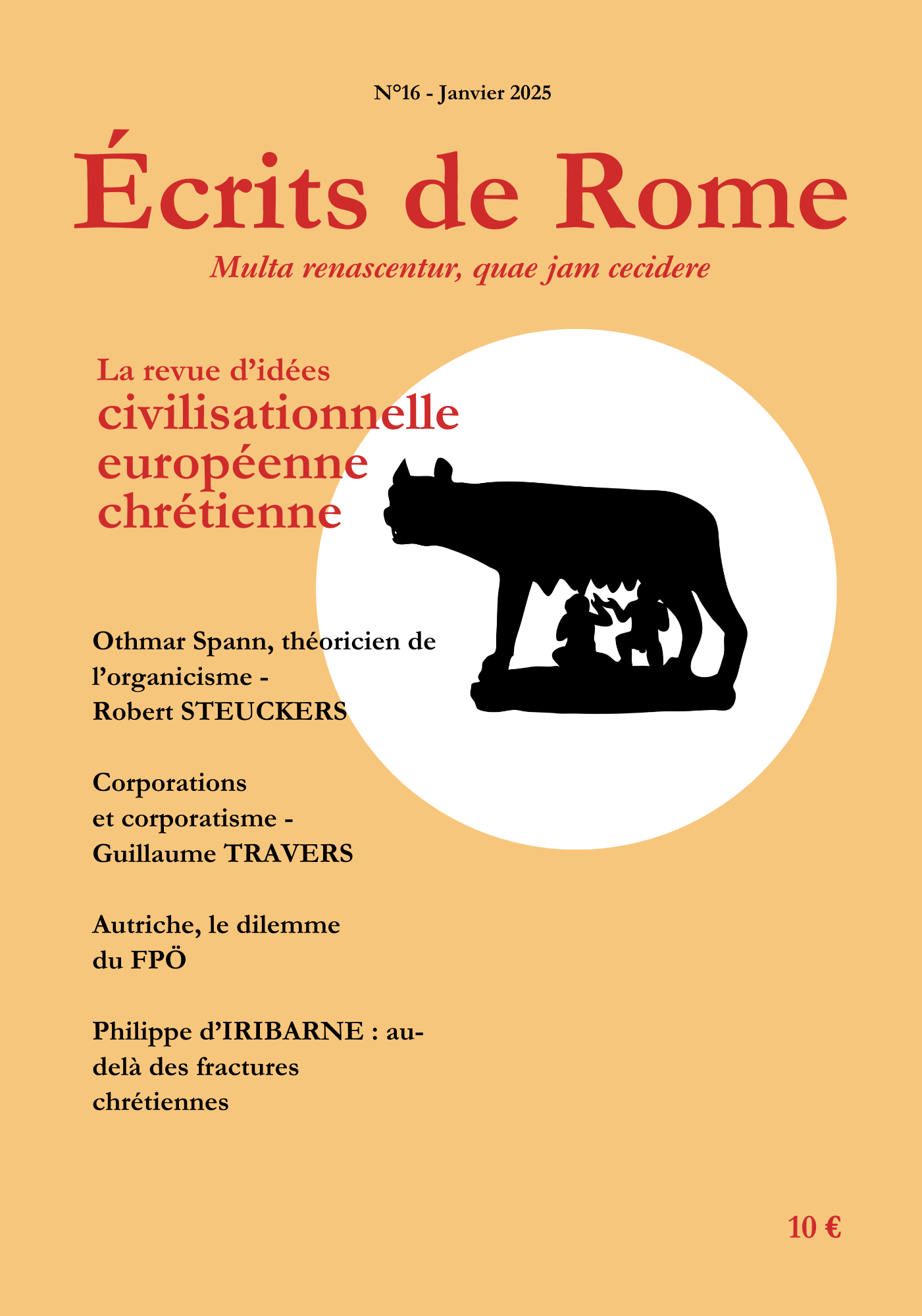 Écrits de Rome n°16 - Janvier 2025 [PDF]