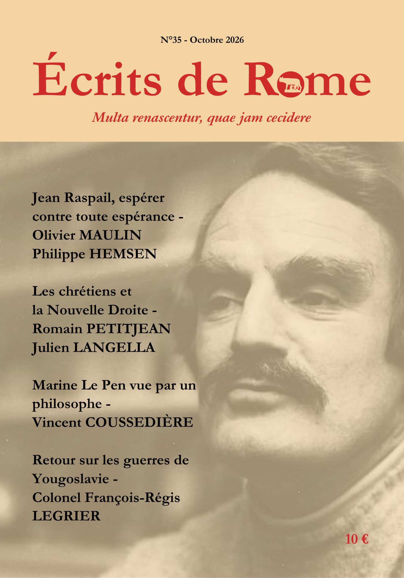Écrits de Rome n°35 - Octobre 2026
