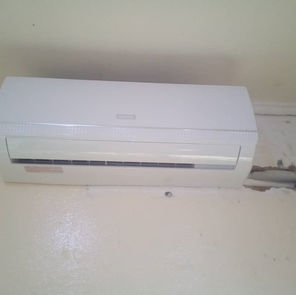 installation de la clim à Mamba