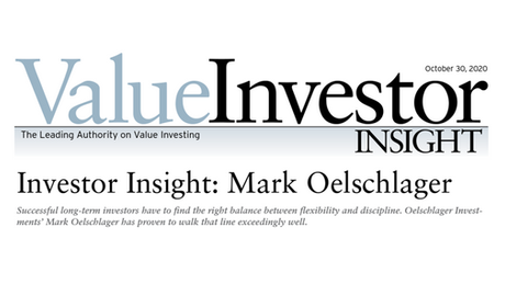 "Investor Insight: Mark Oelschlager"