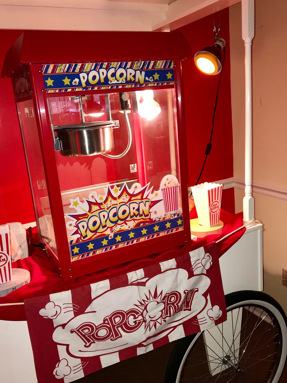 Deluxe popcorn Machine