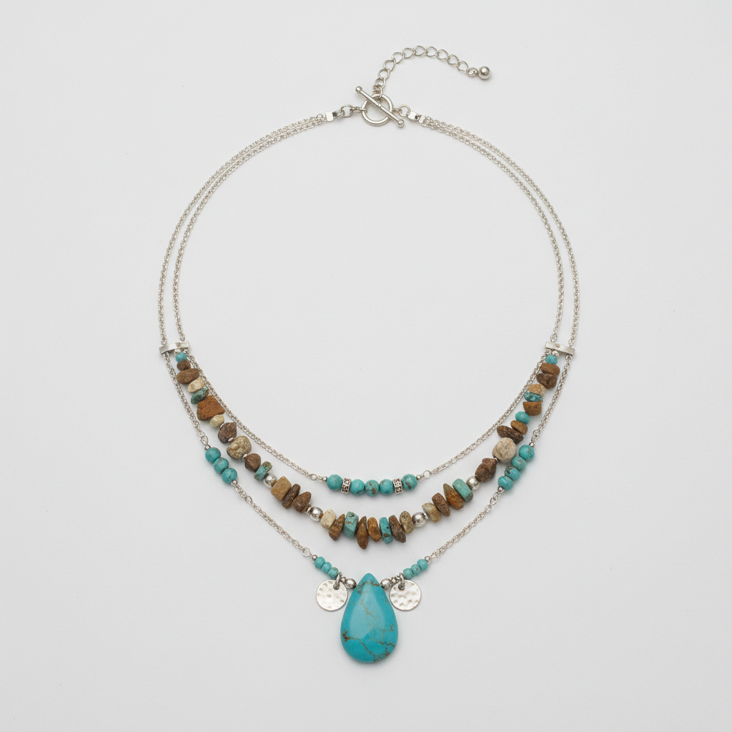Layered Stone Necklace
