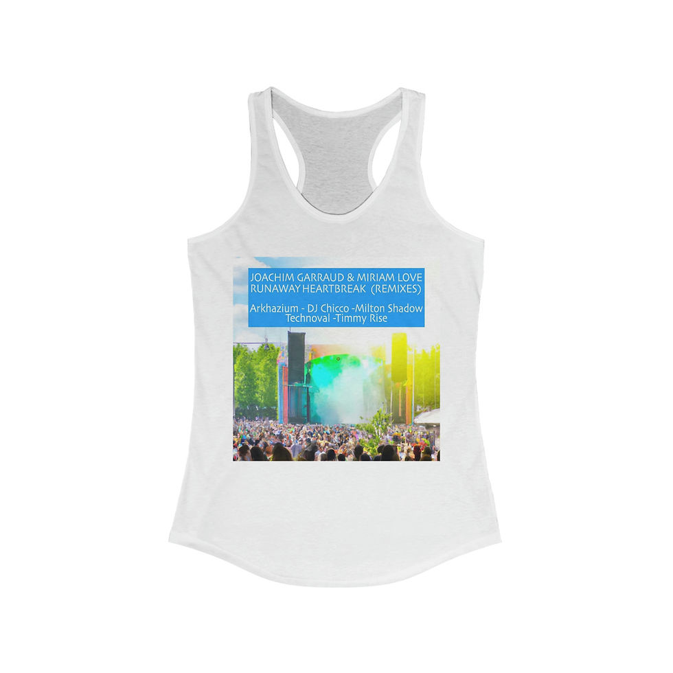섬네일: Miriam Love "Runaway Heartbreak" Remixes Racerback Tank