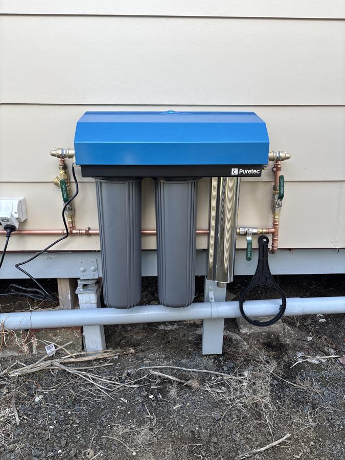 Puretec whole-home system with UV, newly installed