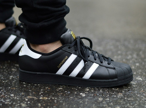 black and white adidas superstar originals