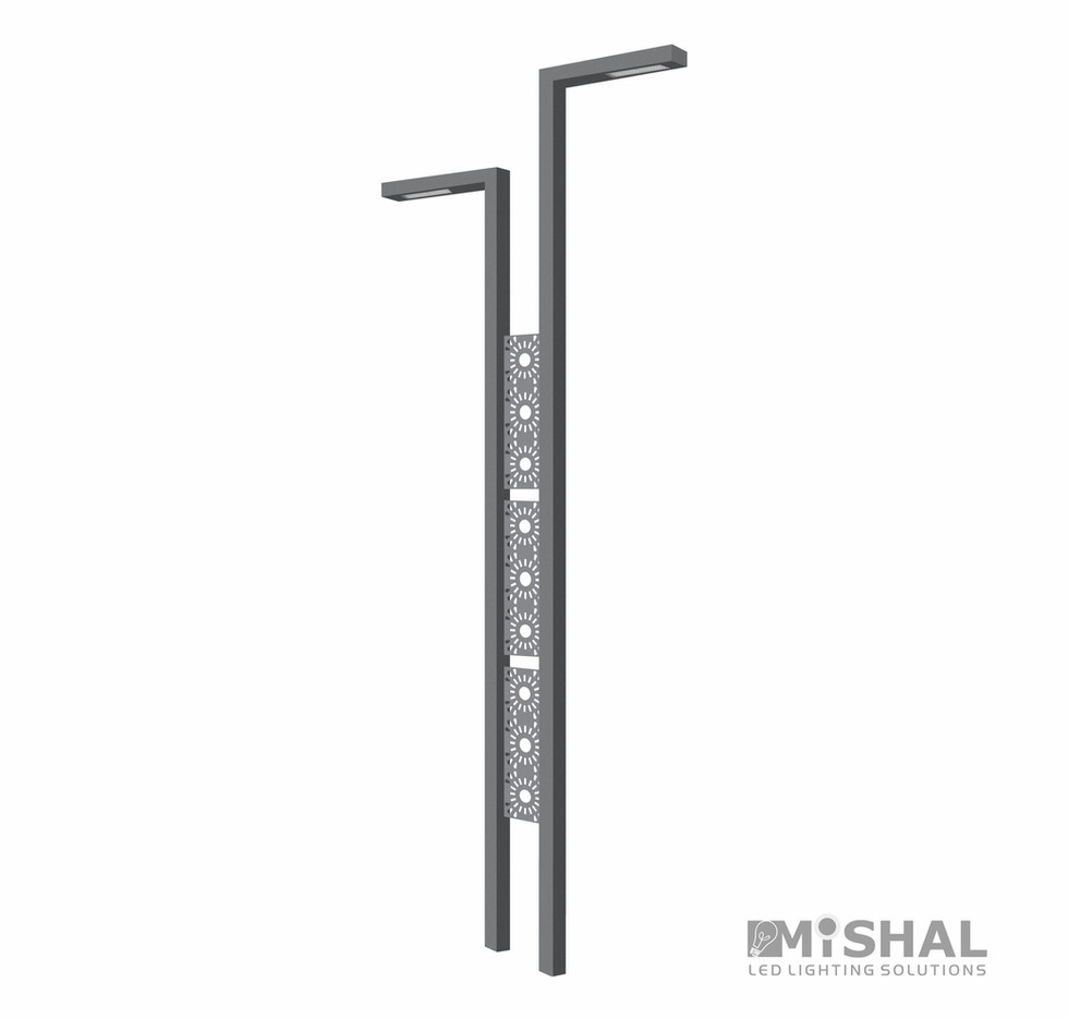 decorative lighting poles, decorative light pole, mishal lighting poles, mishal light poles, اعمدة الانارة الديكورية, عمود إنارة مشعل