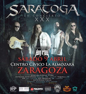 Conciertaco con Saratoga en Zaragoza