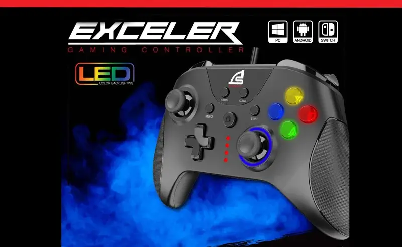 Thumbnail: จอยคอนโทรลเลอร์ Signo Gaming Controller Exceler GP-660 Black