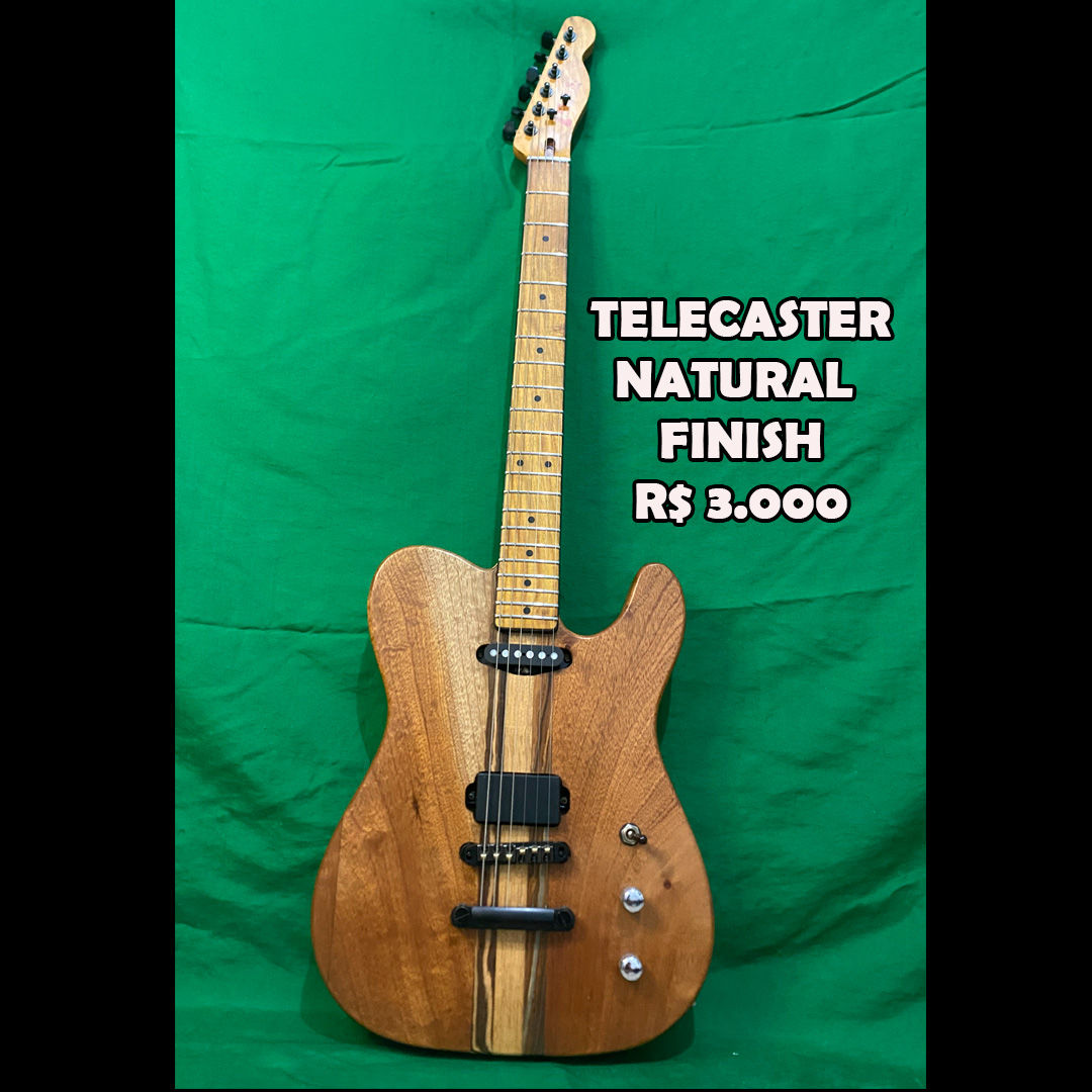 Guitarra Telecaster Evil S Guitars Custom Natural Finish