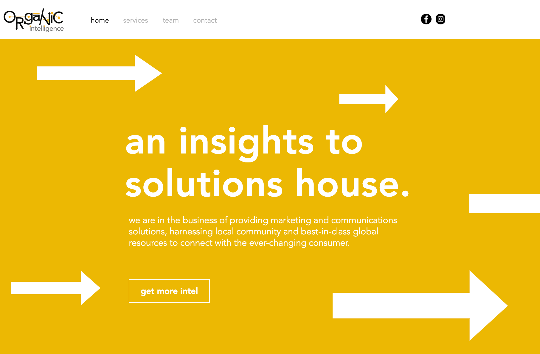 Organic Intelligence Consulting Marketing Communications Think Tank