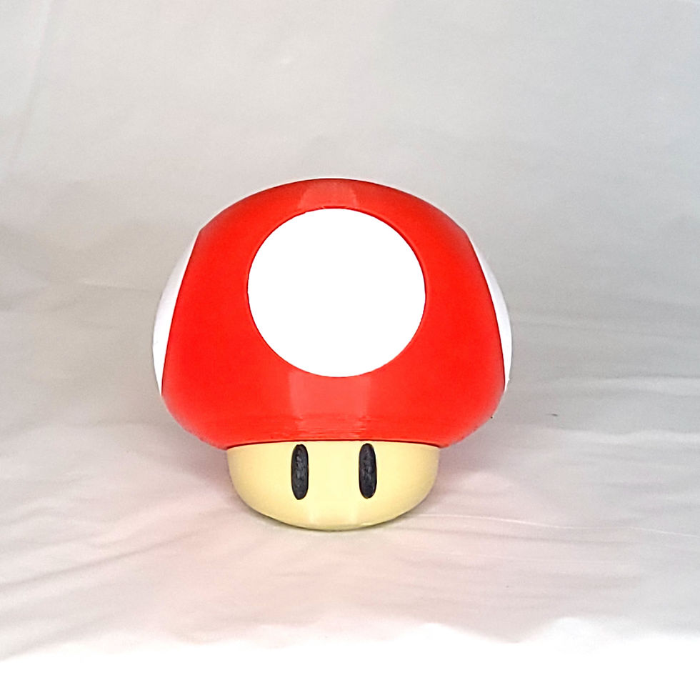 Thumbnail: 3D Printed Nintendo Mushrooms - Super Mario Home Decor and Collectibles