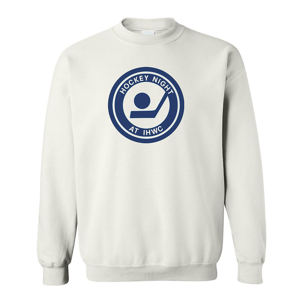 Thumbnail: Hockey Night at IHWC Crew Sweatshirt