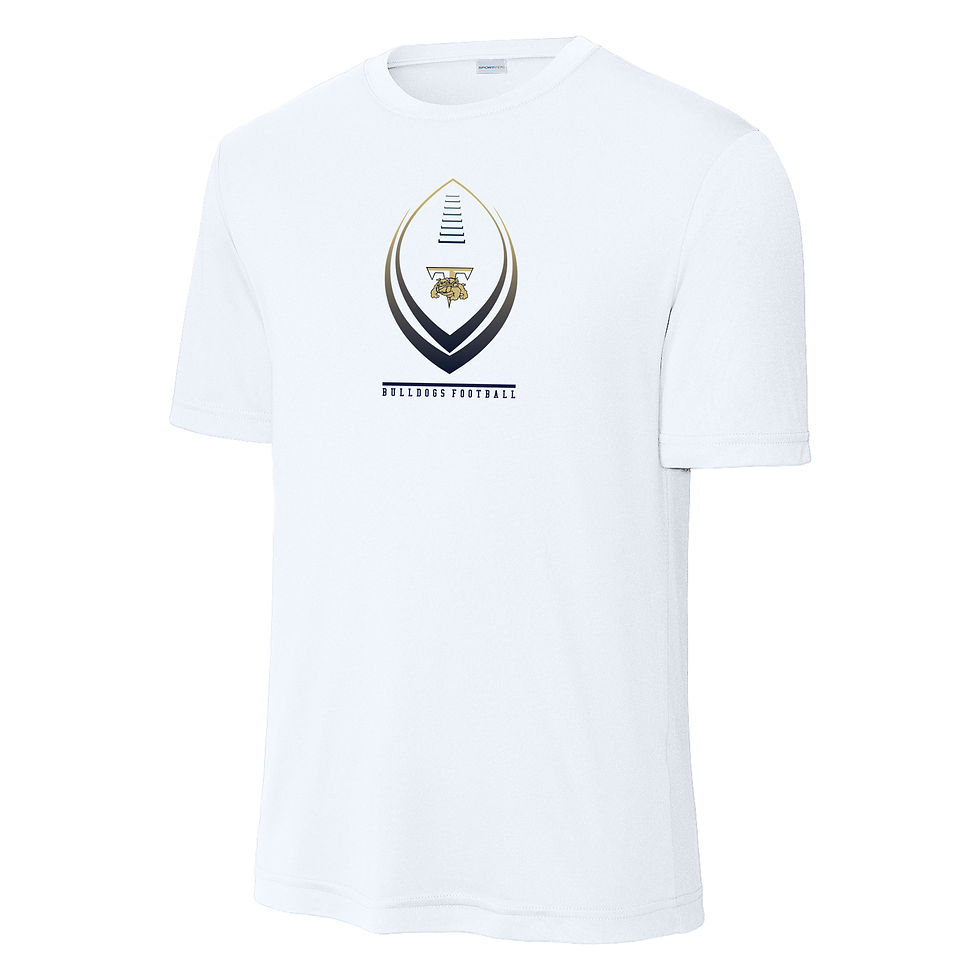 Thumbnail: Bulldogs Football Performance T-Shirt | White