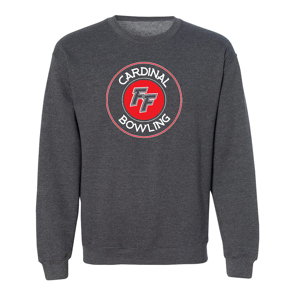 Thumbnail: Cardinal Bowling Round Logo Crew Sweatshirt