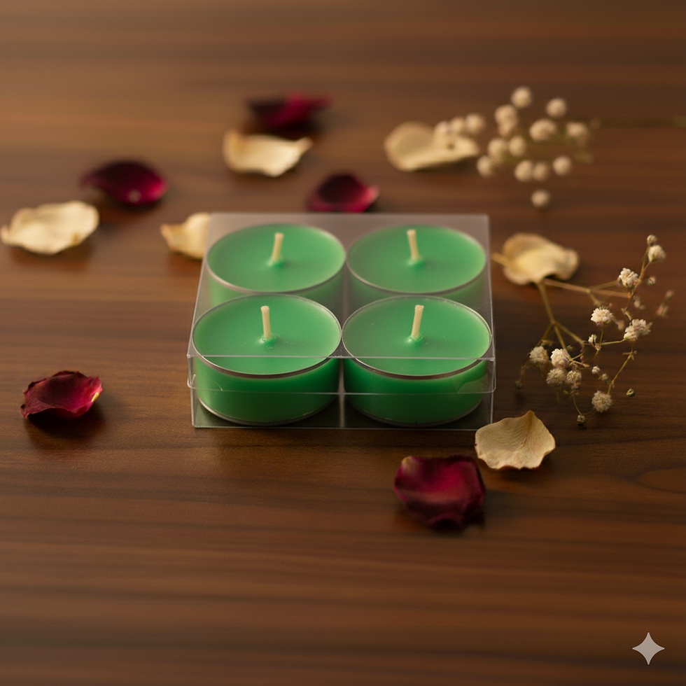 Thumbnail: Tea Light Soy Wax Candle – Pack of 4 | Single-Color