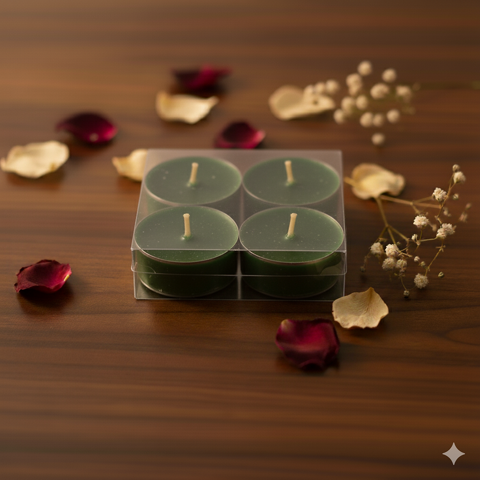 Thumbnail: Tea Light Soy Wax Candle – Pack of 4 | Single-Color