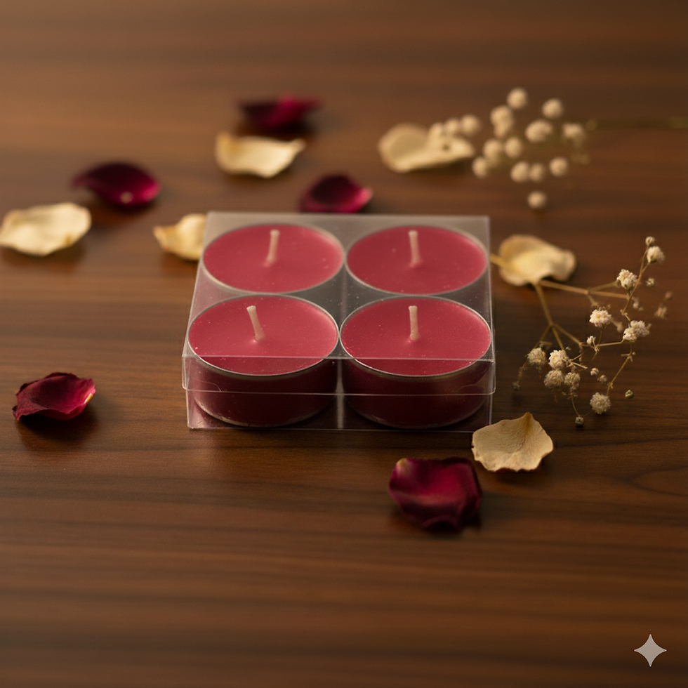 Thumbnail: Tea Light Soy Wax Candle – Pack of 4 | Single-Color