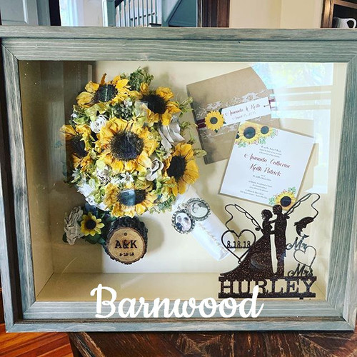 Upgraded Frame: Floral Preservation 16x20 Shadow Box