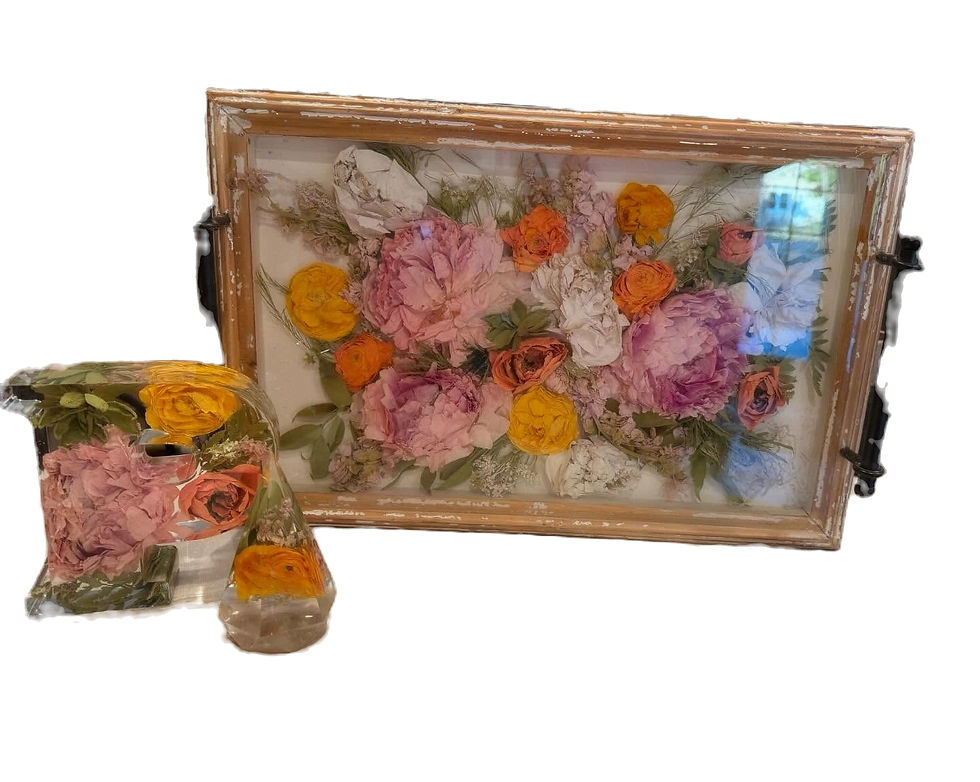 Thumbnail: Large Resin Wood Tray 