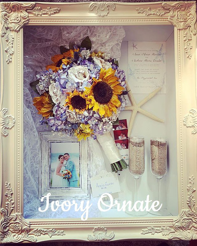 Upgraded Frame: Floral Preservation 16x20 Shadow Box
