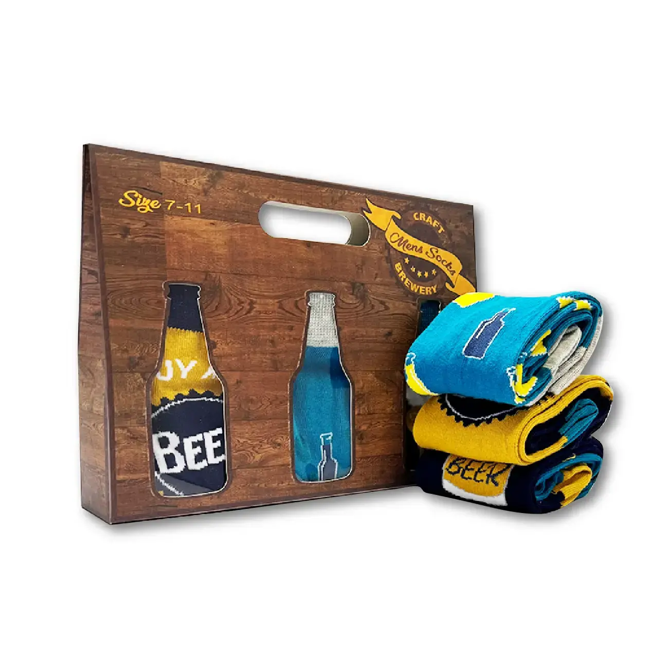 Urban Eccentric Mens Beer Socks Gift Set