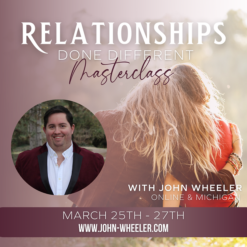 Relationships Done Different Masterclass - Plymouth, MI