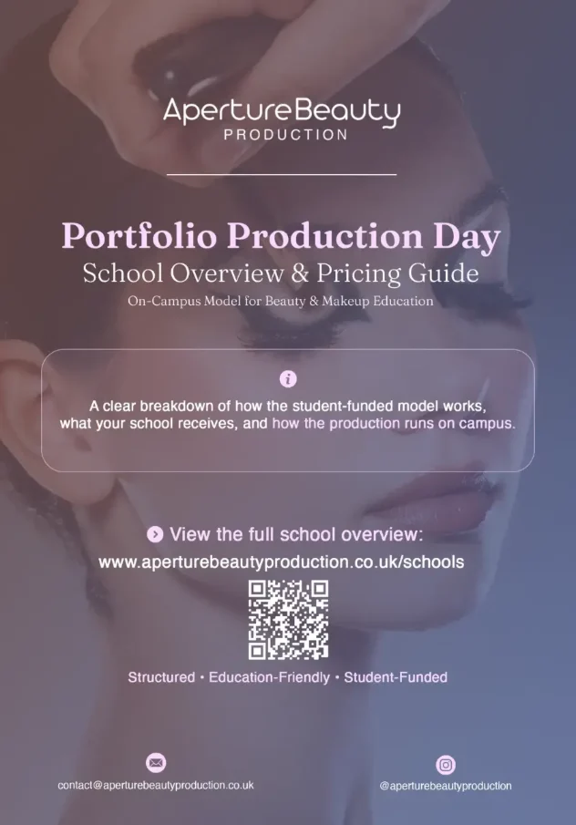 Portfolio Production Day school overview and pricing guide cover