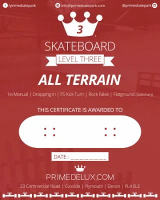 Level three certificate - All Terrain