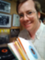 Jumpin' Joe with a stack of killer records!