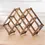 Miniatură: Wooden Wine Rack Wine Holders Kitchen Assembled Display Stand Organizer Bar Stor