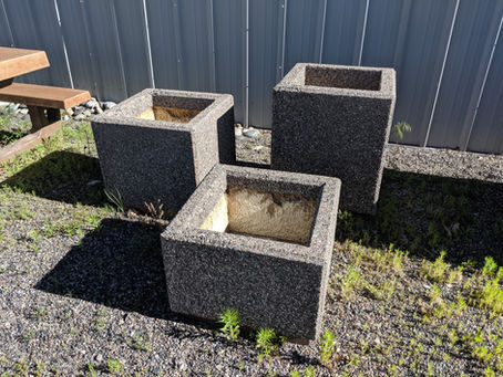 Elevate Your Landscape with Lockwood Precast's Exposed Aggregate 5000psi Planters: Beauty Meets Bulletproof Protection