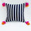 الصورة المصغرة: Cushion Cover Combo- Set of 6 with a Bohemian Couch Throw