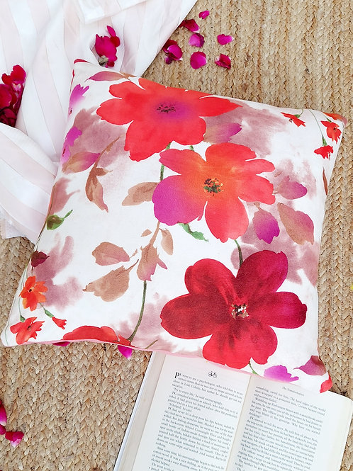 Autumn Floral Printed Cushion Cover