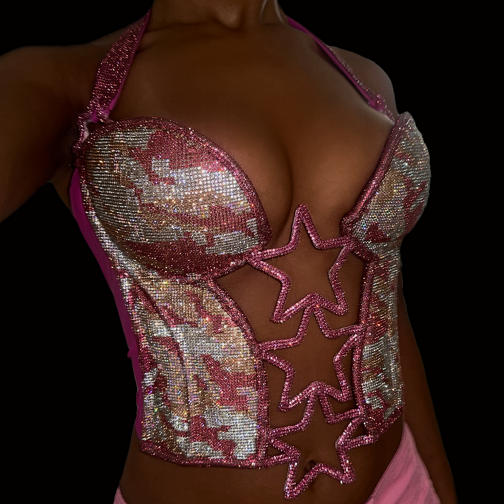 Cadet Kelly camouflage star Corset 