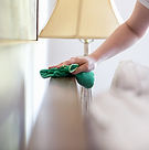 Woman Cleaning Furniture