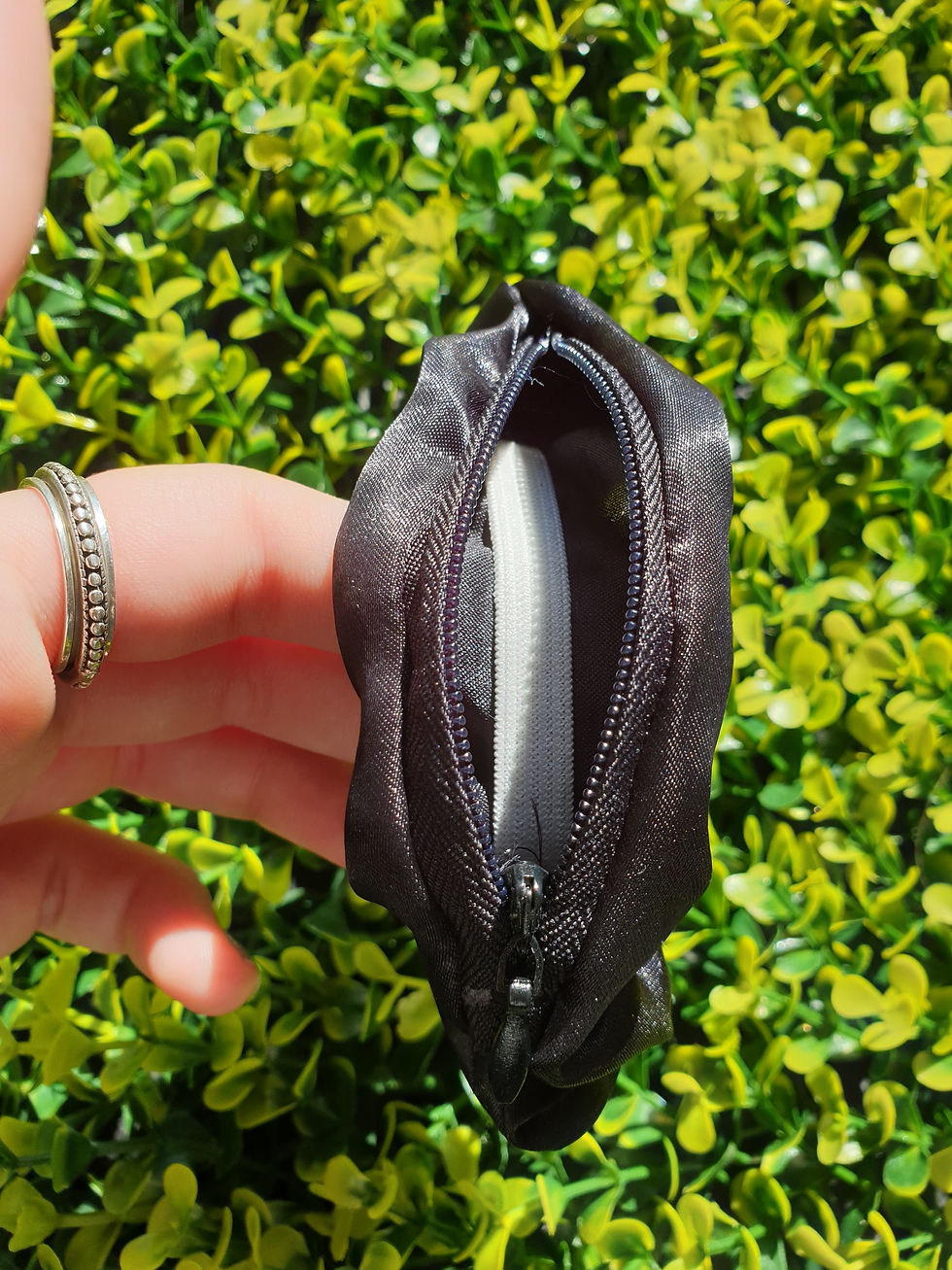 Thumbnail: "Determined" zipper scrunchie