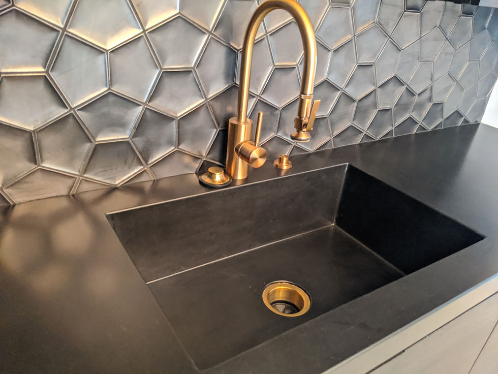 Black_Concrete_Integral_Sink_Counterop_Kitchen