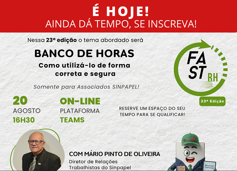 FAST RH: BANCO DE HORAS