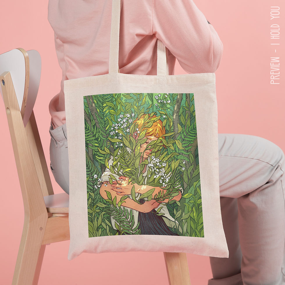 Thumbnail: Cotton bag full Illustrations