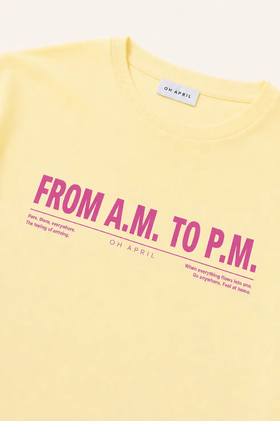 Miniaturbild: Oh April BF T-Shirt AM to PM Butter Yellow