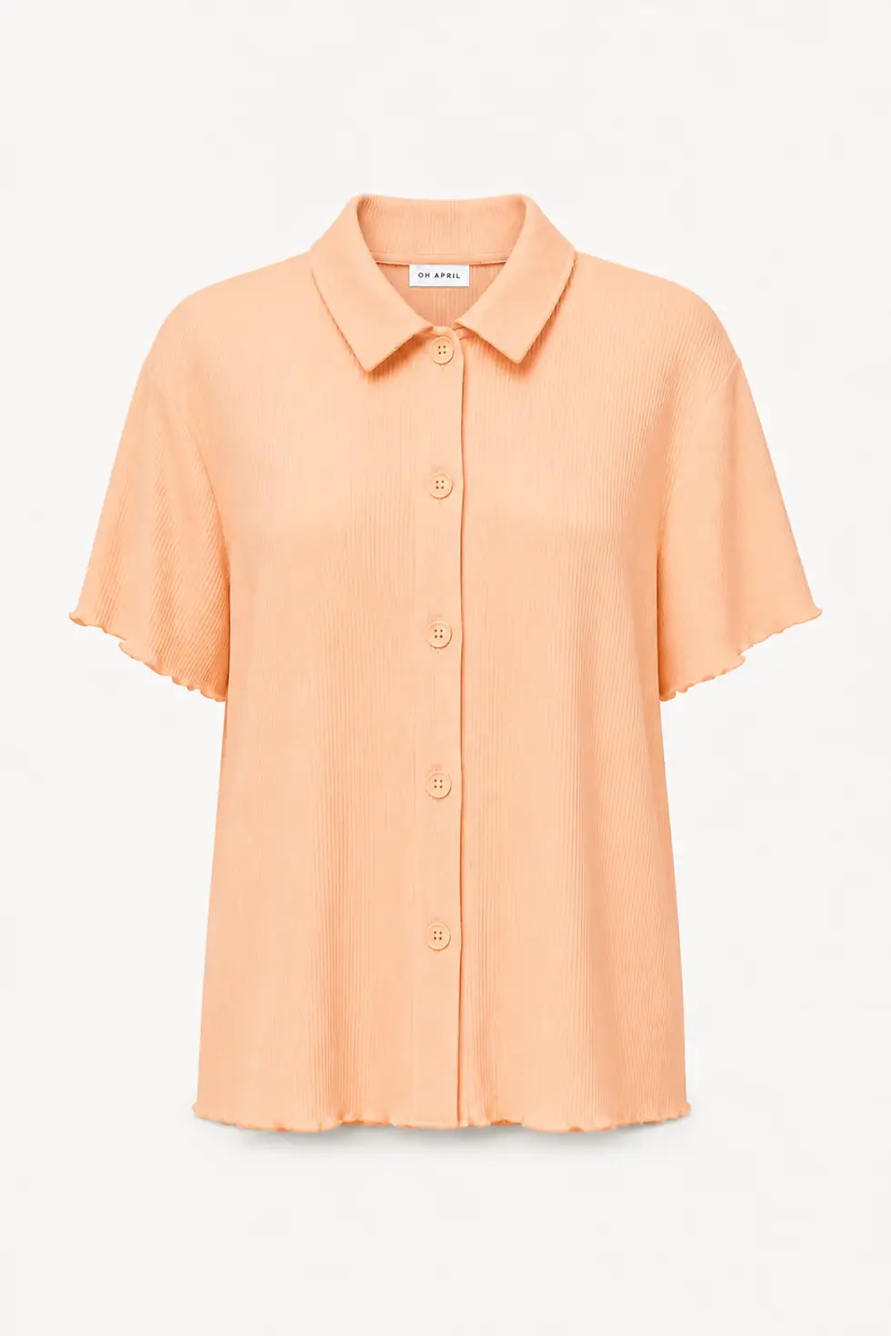 Miniaturbild: Oh April Fleur Short Sleeve Blouse Peach