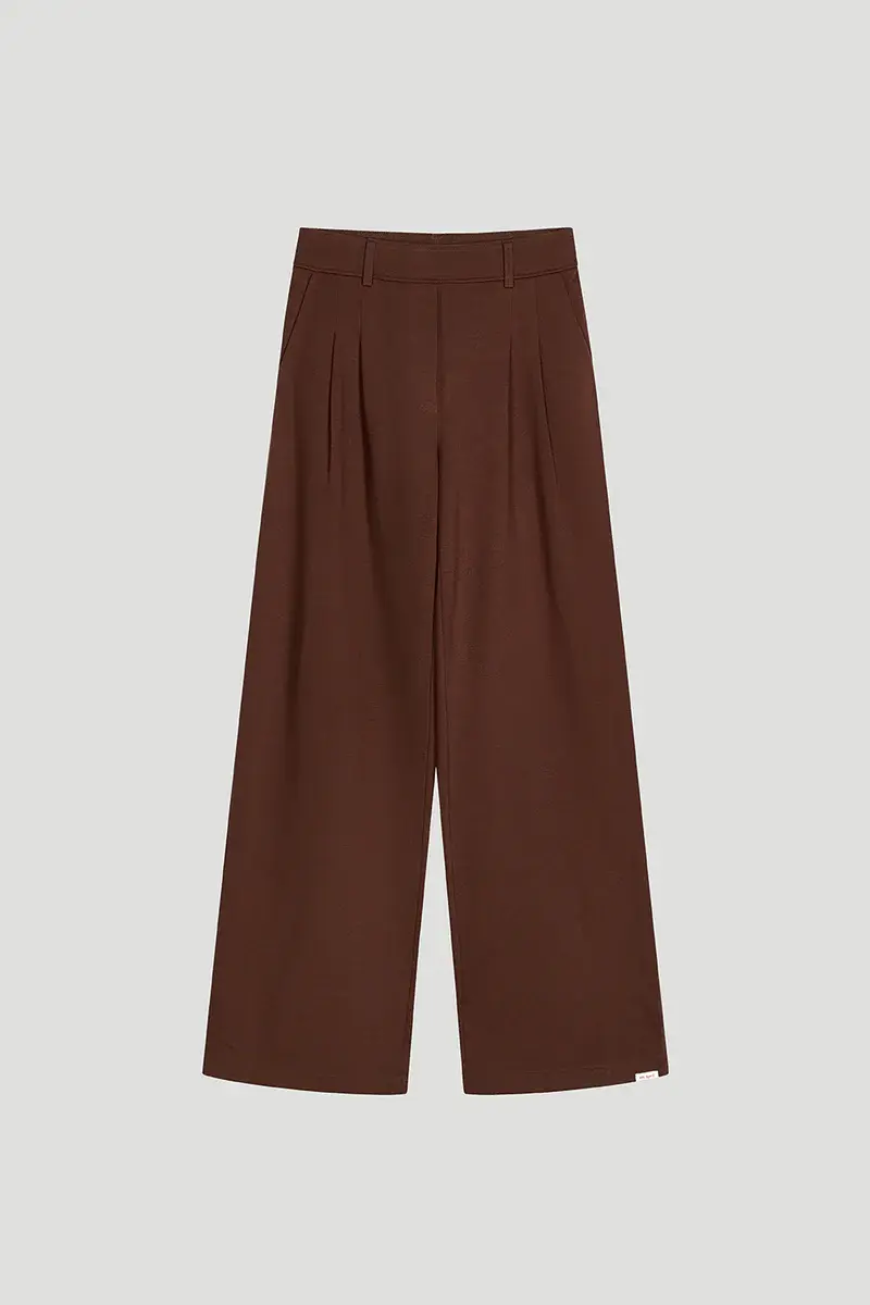 Miniaturbild: Oh April Miri Wide Leg Pants Cocoa Dust